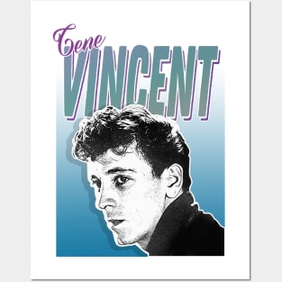 Gene Vincent - Retro Nostalgia Graphic Design Posters and Art